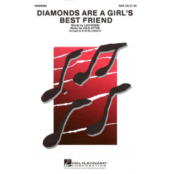 Diamonds are a girl's best friend -Jule Styne / Arr.Alan Billingsley