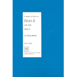 Duo op.33,2 für 2 Violinen - Jean Baptiste Charles Dancla
