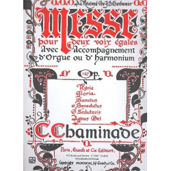 Messe op.167 pour 2 voix égales -Cecile Louise S. Chaminade
