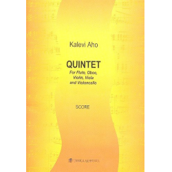 Quintet for flute, oboe, violin, viola - Kalevi Aho