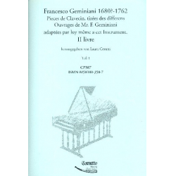 Pièces de clavecin vol.1+2 - Francesco Geminiani