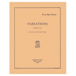 VARIATIONS : POUR HAUTBOIS ET PIANO - Pierre Max Dubois