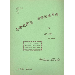 Grand Sonata in RAG for piano - William Albright