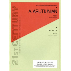 Poem for cello and piano - Alexander Arutjunjan