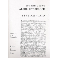 Trio F-Dur op.9,3 für Violine, - Johann Georg Albrechtsberger