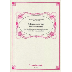 Allegro aus der Wassermusik für - Georg Friedrich Händel (George Frederic Handel)