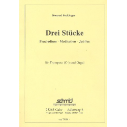 3 Stücke für Trompete in C und Orgel - Konrad Seckinger