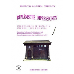 Rumänische Impressionen für 2 Klarinetten in B - Cleopatra Valentina Perepelita