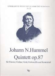 Quintett op.87 für Klavier, Violine, - Johann Nepomuk Hummel