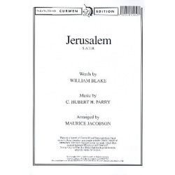 Jerusalem for mixed chorus and - Sir Charles Hubert Parry