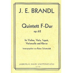 Quintett F-Dur op.62 für - Johann Evangelist Brandl