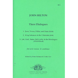 3 Dialogues for 3-8 solo voices and Bc - John Hilton