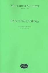 Paduana Lagrima für Gamben-Consort - Melchior Schildt