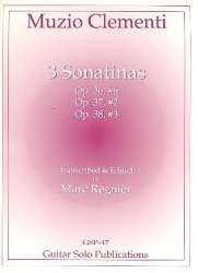 3 Sonatinas op.36,6, op.37,2 and op.38,3 - Muzio Clementi