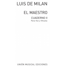 El Maestro vol. 2 para voz y guitarra - Luis Milan
