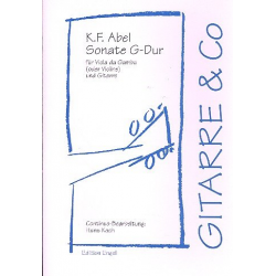 Sonate G-Dur für Viola da gamba - Carl Friedrich Abel