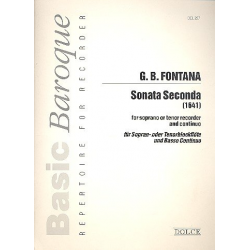 Sonata seconda for - Giovanni Battista Fontana