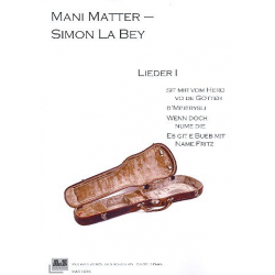 Lieder Band 1 -Mani Matter