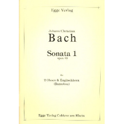 Sonate Nr.1 op.10 - Johann Christian Bach