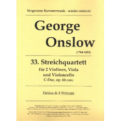 Quartett C-Dur Nr.33 op.64 - George Onslow