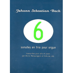 6 sonates en trio pour orgue - Johann Sebastian Bach