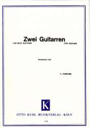 Zwei Guitarren - Einzelausgabe Klavier (PVG) - A. Ferraris / Arr. Karl Wiedenfeld