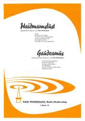 Waidmannslust / Gaudeamus - Einzelausgabe Klavier (PVG) - Paul Woitschach
