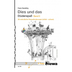 DW1075 Dies und das - Etüdenspaß Band 3 für Tuba in F - Franz Kanefzky
