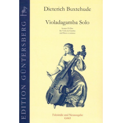 Sonate D-Dur für Viola da gamba und Bc - Dietrich Buxtehude