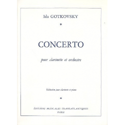 Concerto: pour clarinette et orchestre - Ida Gotkovsky