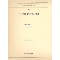 Motetti a 1,2 e 3 voci con -Girolamo Frescobaldi