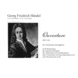 Ouverture HWV424 für 2 Klarinetten und - Georg Friedrich Händel (George Frederic Handel)