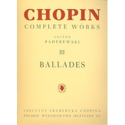 Ballades for piano - Frédéric Chopin