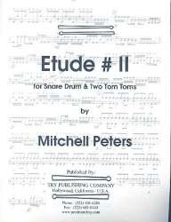 Etude no.2 for snare drum and 2 tom toms - Mitchell Peters