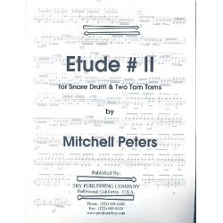 Etude no.2 for snare drum and 2 tom toms -Mitchell Peters
