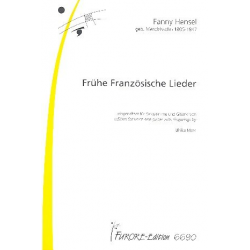 Frühe französische Lieder für Singstimme - Fanny Cecile Mendelssohn (Hensel)