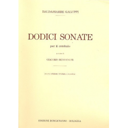 12 sonate per cembalo - Baldassare Galuppi / Arr. Giacomo Benvenuti