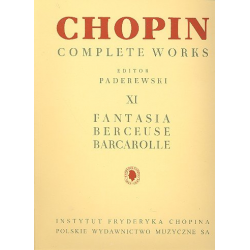 Fantasia Berceuse Barcarolle for - Frédéric Chopin