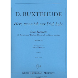 Herr wenn ich nur dich habe BuxWV39 - Dietrich Buxtehude