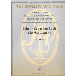 Ave Maria für Violine und Klavier - Johann Sebastian Bach