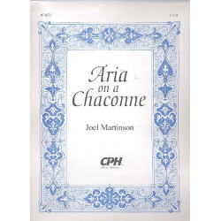 Aria on a Chaconne for organ - Joel Martinson