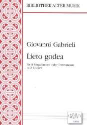 Lieto godea - Giovanni Gabrieli