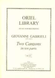 2 Canzones in 10 Parts - Giovanni Gabrieli