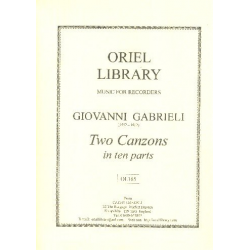 2 Canzones in 10 Parts - Giovanni Gabrieli