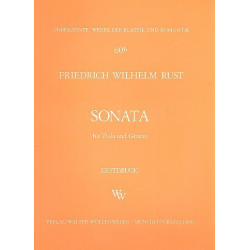 Sonate für Viola und Gitarre -Friedrich Wilhelm Rust