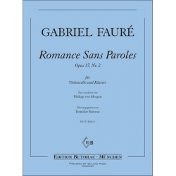 Romance sans paroles op.17,2 - Gabriel Fauré