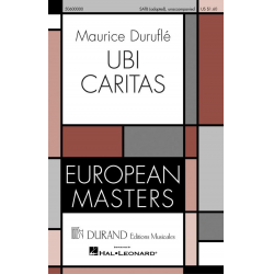 Ubi Caritas (SATB) - Maurice Duruflé / Arr. J. Mark Baker