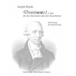 Divertimento C-Dur Nr.1 für 3 Klarinetten -Franz Joseph Haydn