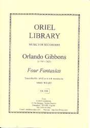 4 Fantasias for 3 recorders - Orlando Gibbons