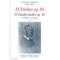 25 Etüden op.50 für Klavier - Louise Farrenc